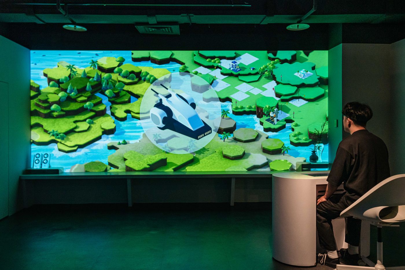 The Semiconductor Future Pavilion interactive gallery.