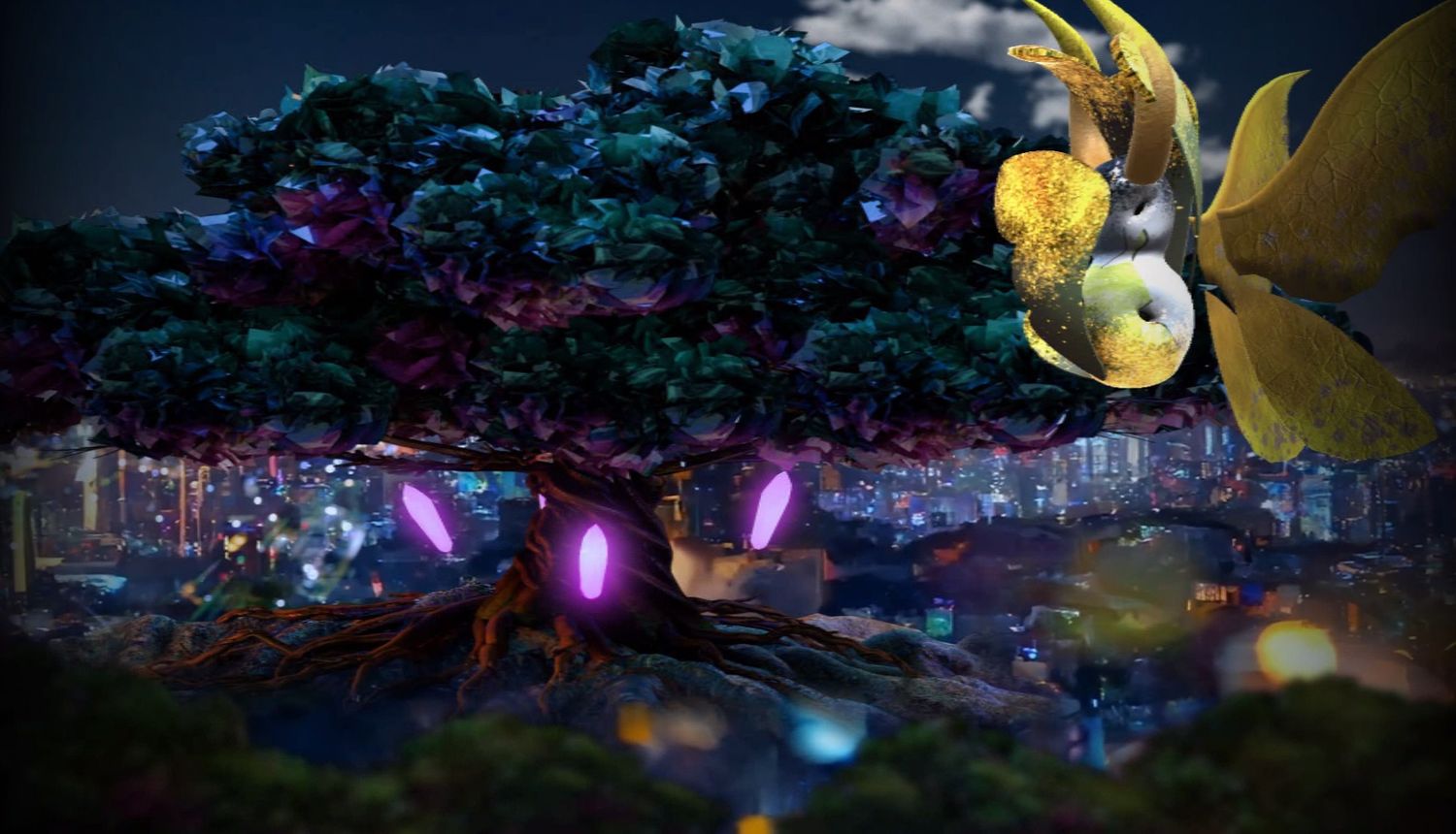Creatures in transit between two habitats.