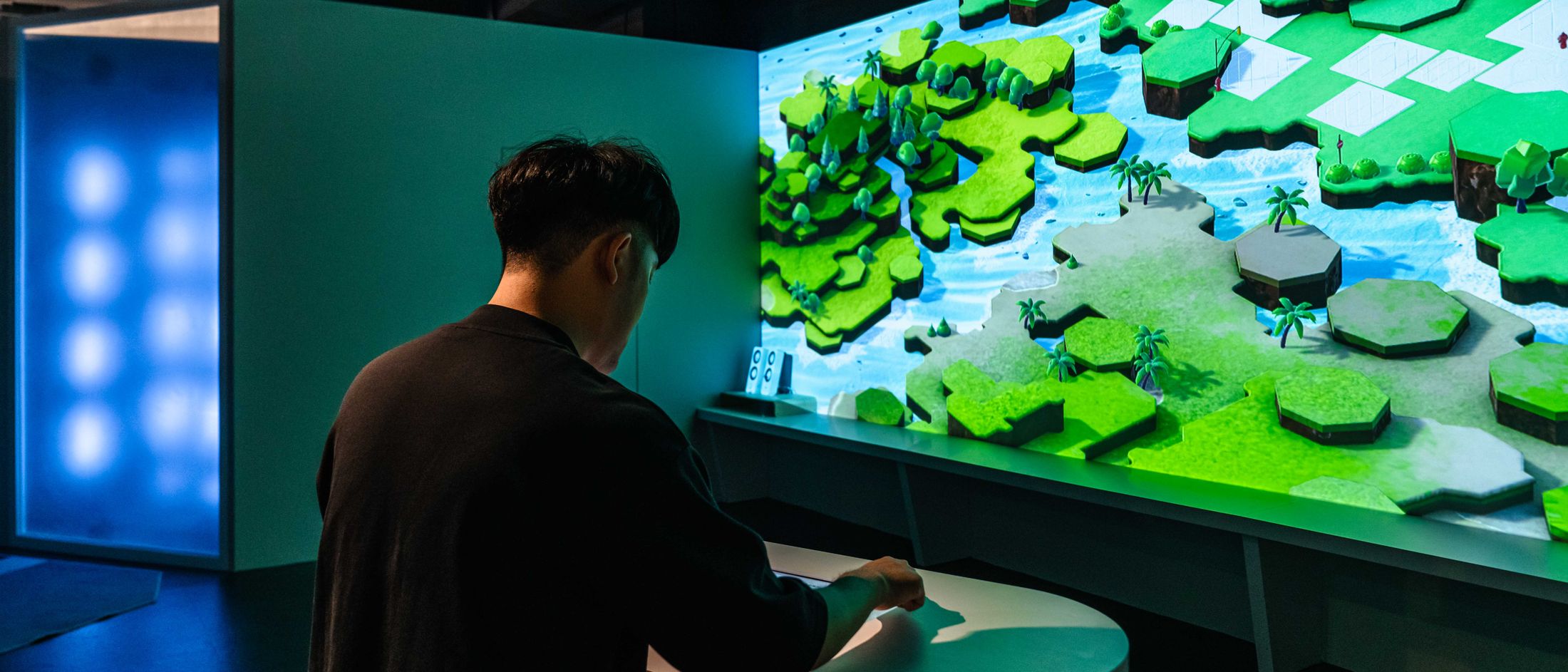 The Future Laboratory gallery inside the Semiconductor Future Pavilion.